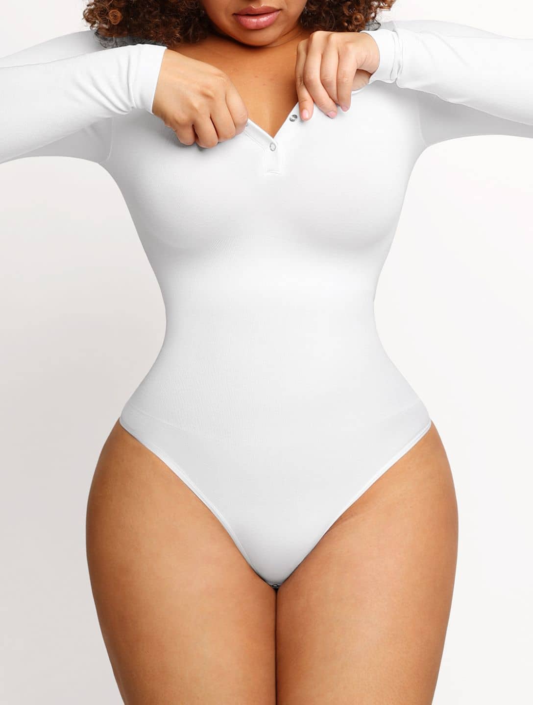 Sienna Seamless Elegance Bodysuit Built-in Shapewear