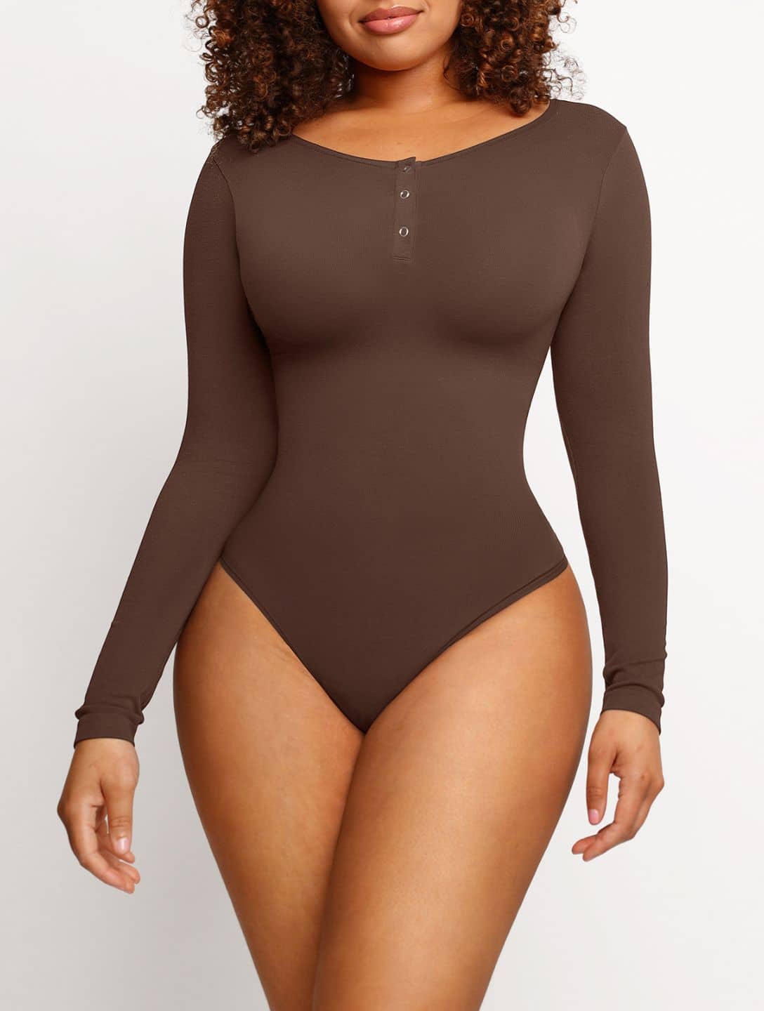 Sienna Seamless Elegance Bodysuit Built-in Shapewear